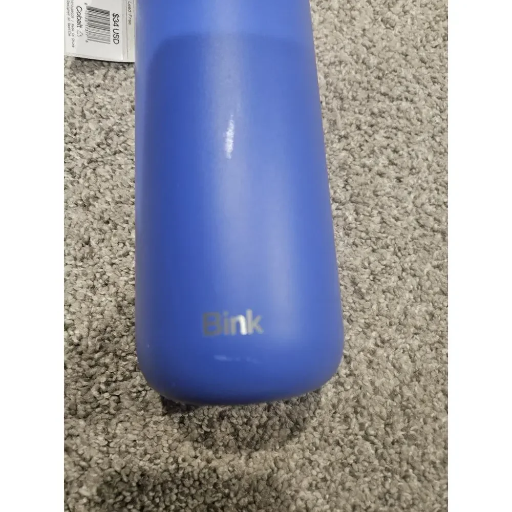 21 Oz Bink Water Bottle With straw